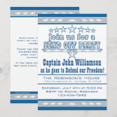 Uitnodiging door de luchtmacht om uitzettingsparti (Voorkant / Achterkant)