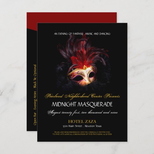 Uitnodiging - Douanebestelling Pearland (Voorkant / Achterkant)