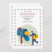 Uitnodiging e-mail van de Partij voor de Pensioner (Voorkant / Achterkant)