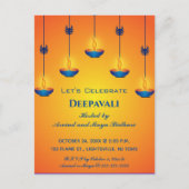 Uitnodiging Editable Deepavali (Voorkant)