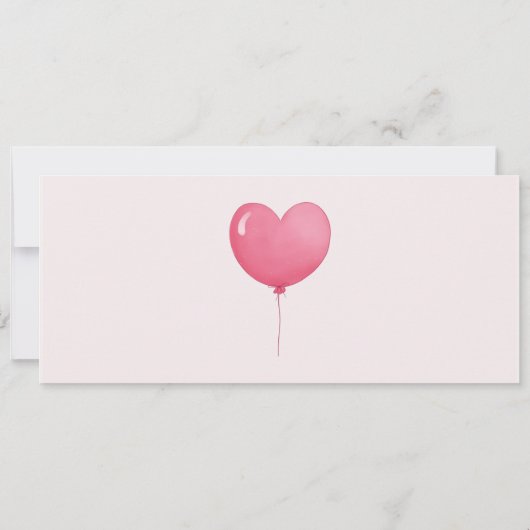 Uitnodiging: een klein schatje is onderweg kaart (Achterkant)