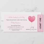 Uitnodiging: een klein schatje is op komst kaart (Voorkant)