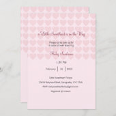 Uitnodiging: een klein schatje is op komst kaart (Voorkant / Achterkant)