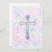 Uitnodiging eerste communautaire vlinder parelkrui (Voorkant / Achterkant)