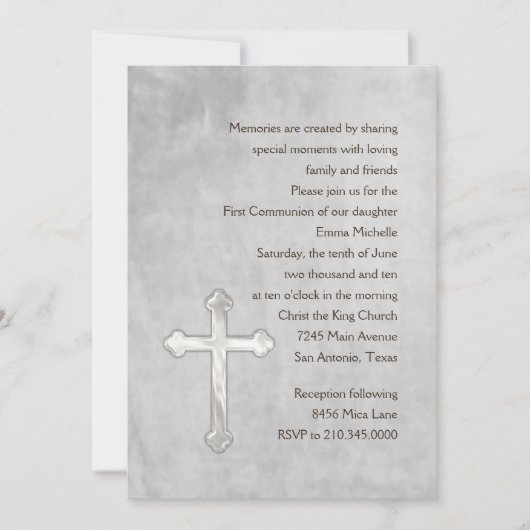 Uitnodiging eerste communautaire Waterverf (Voorkant)