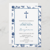 UITNODIGING EERSTE COMMUNIE OF RELIGIEUZE GEBEURTE (Voorkant / Achterkant)