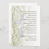 Uitnodiging eerste communiqué en kruisverhaal (Voorkant / Achterkant)