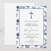 UITNODIGING EERSTE HEILIGE COMMUNIE OF RELIGIEUZE  (Voorkant / Achterkant)