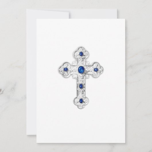 Uitnodiging eerste mededeling  Silver Cross (Voorkant)