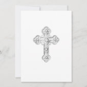 Uitnodiging eerste mededeling  Silver Cross (Voorkant)