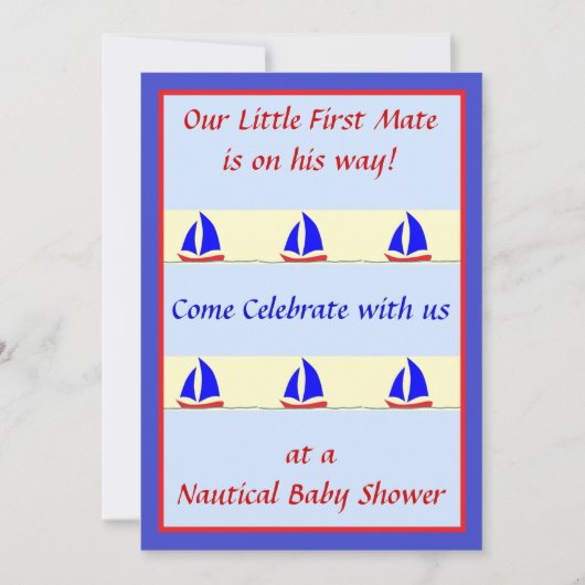 Uitnodiging eerste stuurhut (Voorkant)