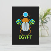 Uitnodiging EGYPTE - Aanpassen (Staand voorkant)