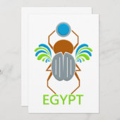 Uitnodiging EGYPTE - Aanpassen (Voorkant / Achterkant)