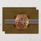 Uitnodiging Egyptische King Party (Voorkant / Achterkant)