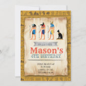 Uitnodiging Egyptische partij Allure (Voorkant)