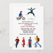 Uitnodiging einde schooljaar (Voorkant / Achterkant)