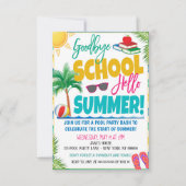 Uitnodiging einde schooljaar zomerfeest (Voorkant)