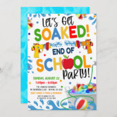 Uitnodiging einde schoolpool (Voorkant / Achterkant)