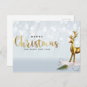 "Uitnodiging Elegantie: Uw aanwezigheid wordt gevr Uitnodiging Briefkaart (Voorkant / Achterkant)