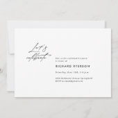 Uitnodiging en aankondiging van modern afstuderen (Achterkant)