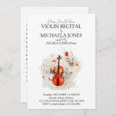 Uitnodiging en Programma voor een Recital met Hede (Voorkant / Achterkant)