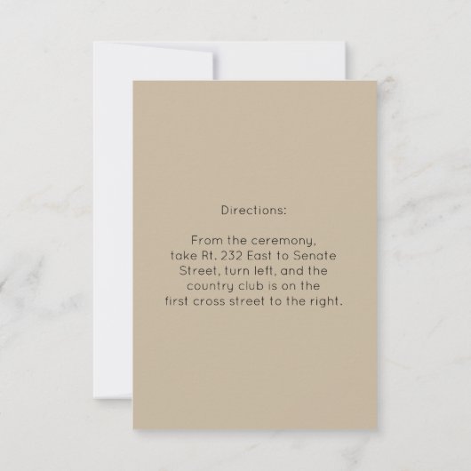 Uitnodiging en richting Trouwtemplate (Achterkant)