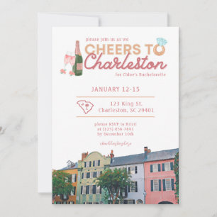 Uitnodiging en route voor vrijgezellenfeest in Cha