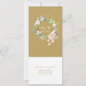 Uitnodiging en RSVP voor 50-jarig huwelijksjubileu (Achterkant)