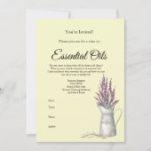 Uitnodiging Etherische Olie Klasse (Voorkant)