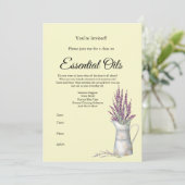 Uitnodiging Etherische Oliecursus (Staand voorkant)