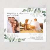 Uitnodiging Eucalyptus Engagement Party uit begrot (Voorkant)