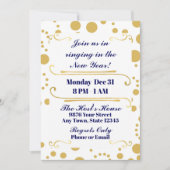 Uitnodiging Eve-partij nieuwjaar (Voorkant)