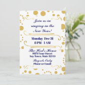 Uitnodiging Eve-partij nieuwjaar (Staand voorkant)