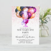 Uitnodiging Eve-partij nieuwjaar (Staand voorkant)