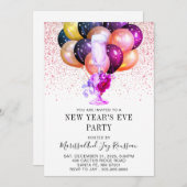 Uitnodiging Eve-partij nieuwjaar (Voorkant / Achterkant)