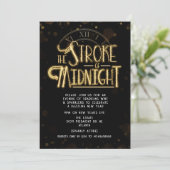 Uitnodiging Eve-partij nieuwjaar (Staand voorkant)