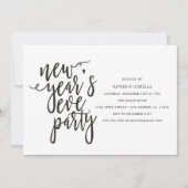 Uitnodiging Eve-partij nieuwjaar (Voorkant)
