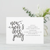 Uitnodiging Eve-partij nieuwjaar (Staand voorkant)