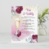 Uitnodiging Eve-partij nieuwjaar (Staand voorkant)