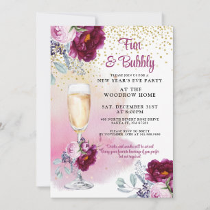 Uitnodiging Eve-partij nieuwjaar