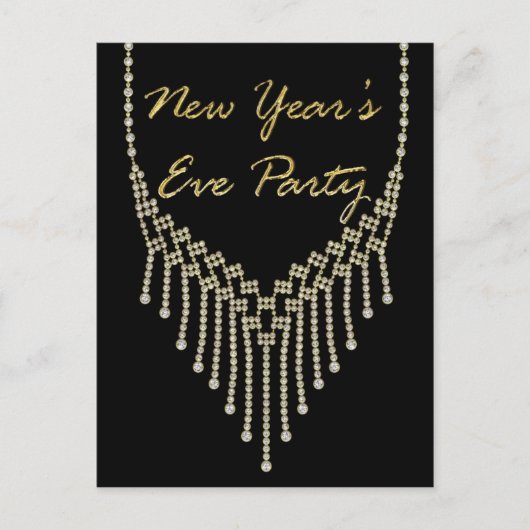 Uitnodiging Eve-partij nieuwjaar (Voorkant)