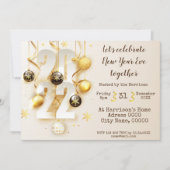 Uitnodiging Eve-partij nieuwjaar (Voorkant)