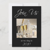 Uitnodiging Eve-partij nieuwjaar (Voorkant)