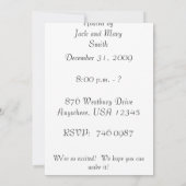 Uitnodiging Eve-partij nieuwjaar (Achterkant)