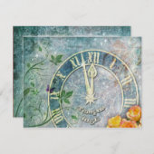 Uitnodiging Eve-partij nieuwjaar (Voorkant / Achterkant)