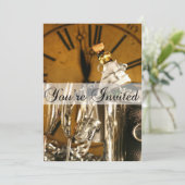 Uitnodiging Eve-partij nieuwjaar (Staand voorkant)