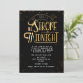 Uitnodiging Eve-partij nieuwjaar (Staand voorkant)