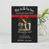 Uitnodiging Eve-partij nieuwjaar (Staand voorkant)