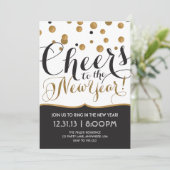 Uitnodiging Eve-partij nieuwjaar (Staand voorkant)