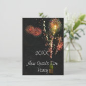 Uitnodiging Eve-partij nieuwjaar (Staand voorkant)